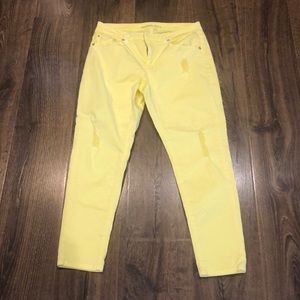 Michael Kors yellow jeans